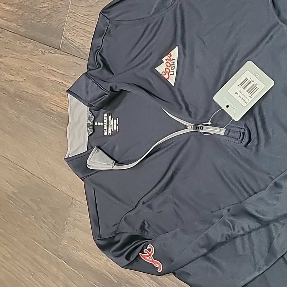 NWT Braves/Coors Light athlete pullover shirt